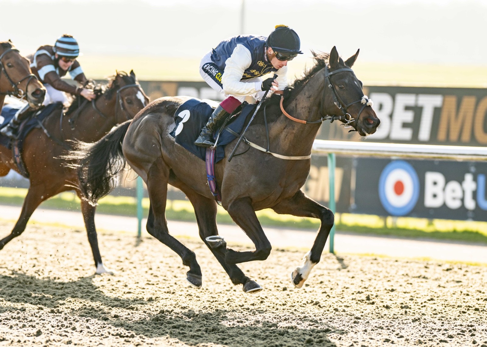 Lightening Mann Storms to Maiden Victory at Lingfield